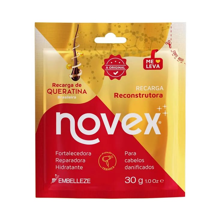 Sachet de Recarga de Queratina Brasileña 30gr.